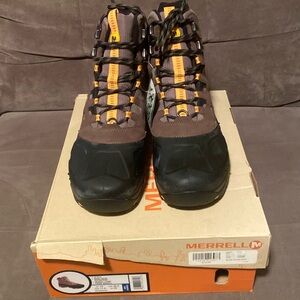 Merrell Stone Moab Polar Mens US 12 Waterproof Footwear Hiking Boots Brand New